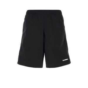 Jil Sander Men Black Stretch Nylon Swimming Shorts